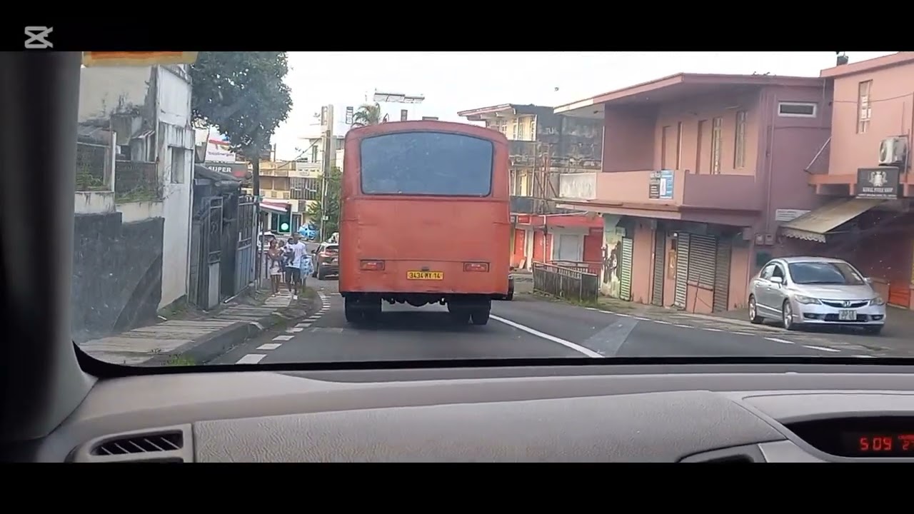 Drive to Curepipe on ChristmasDay 25th December