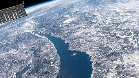 Manicouagan Impact Crater from Space