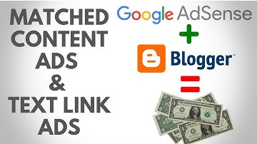 How to earn more money from google adsense matched content ads & text link ads 2019 (Hindi)
