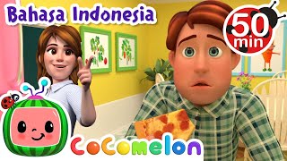Johny Johny Ya Ayah? - Versi Orangtua | CoComelon Bahasa Indonesia - Lagu Anak Anak | Nursery Rhymes