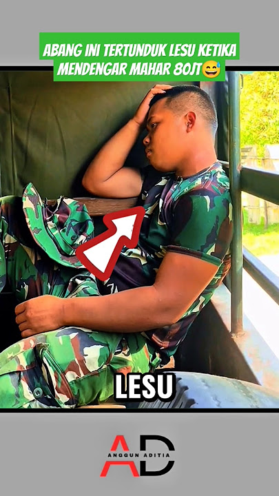 tired because of the dowry of 80 million 😂 #shorts #tnidihatirakyat #viralvideo #prabowo