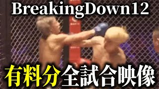 BreakingDown12全試合映像公開【ブレイキングダウン】【朝倉未来】