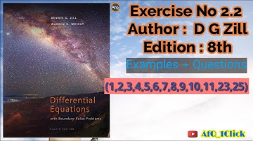Separable Equations Exercise 2.2 by DG Zill |Separable Differential Equations DG Zill 8th Edition.Q3