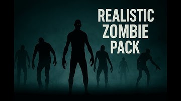 Realistic Zombie Pack – FBX Models for Horror & Survival Games