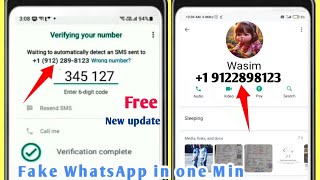 Fake WhatsApp with fake number_How to create fake whatsapp account 2024. screenshot 4