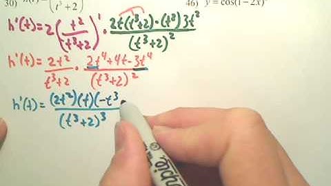 2.4b The Chain Rule - Calculus