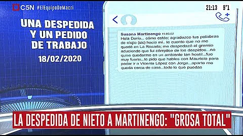 La despedida de Daro Nieto a Susana Martinengo: "U...