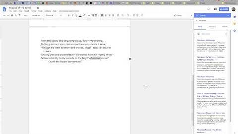 Explore Tool in Google Docs