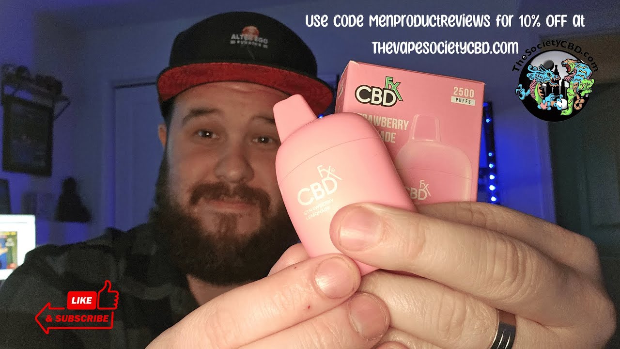 FxCBD Strawberry Lemonade Disposable Vape Review | The Perfect Summer Flavor?