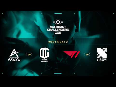 2026 WDG 발로란트 챌린저스 코리아 - 스플릿 1 I 4주 2일차 I ART vs ONG, T1A vs KRX