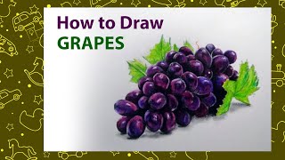 How to Draw Grapes