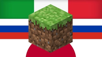 Minecraft BUT The Language Changes Every Time I Die