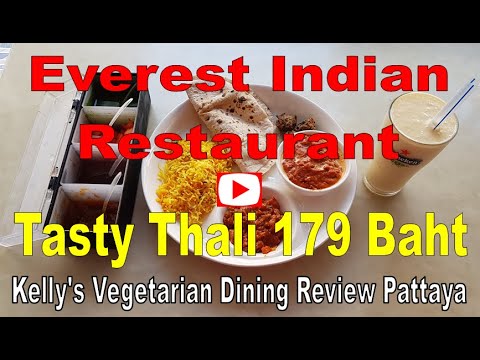 Everest Indian Restaurant review, Indian Vegetarian and Vegan Food in Pattaya, Reviewed by Kelly Veg