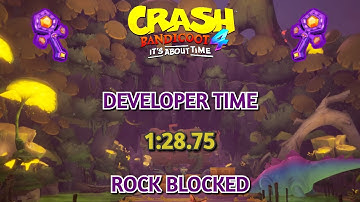 Crash 4 Developer Times: Rock Blocked In 1:28.75