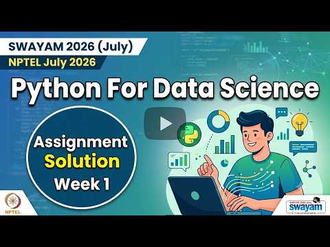 NPTEL Python For Data Science Assignment 1 Answers | Week 1 Solution (July 2026) | SWAYAM