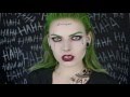 FEMALE JOKER MAKEUP HALLOWEEN TUTORIAL | suicide squad