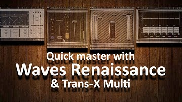 Mastering with Waves Renaissance Maxx & Trans-X plugins
