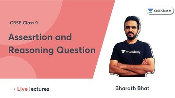Assertion and Reasoning Question | Just 9th | Bharath Bhat