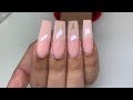 YSL Designer Nude Tapered Square Acrylic Nails