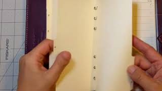 Filofax maldenバイブルサイズ買いました！中身のご紹介です。filofax malden purple parsonal size unboxing!