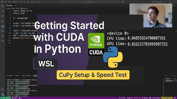 Getting Started with CUDA in Python (WSL + CuPy Setup & Speed Test) 🚀