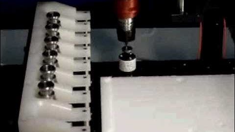 Automatic Measuring of Tool lengths with a CNC ATC tool changer system in DeskCNC