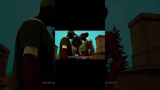 CJ, Sweet, Kendl & Big Smoke: Emotional GTA San Andreas Cemetery Scene #shorts #gta #sanandreas