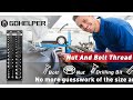 Nut and Bolt Thread Checker, Used SUS304 Stainless Steel Thread, Bolt and Nut Identifier Gauge
