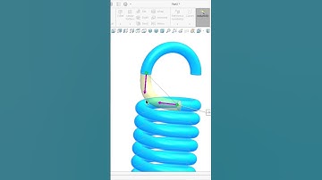 Hoe je een perfecte veer creëert in SolidWorks #shorts #ytshorts #solidworks #malviyacadsolution