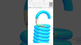 How to create a perfect spring in solidworks #shorts #ytshorts #solidworks #malviyacadsolution