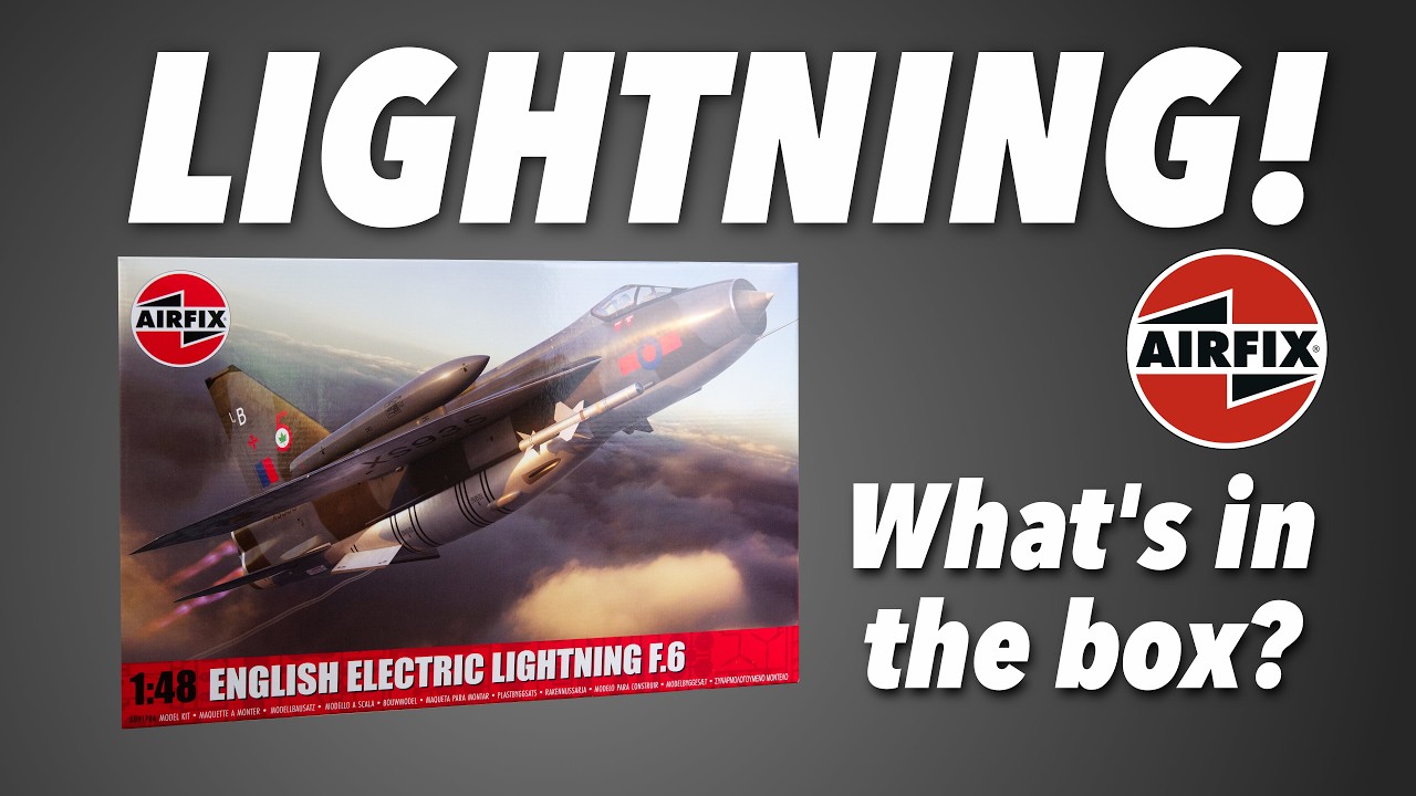 Переиздание модели AIRFIX LIGHTNING 1/48 2026 года — что в коробке?