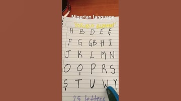 Learn the Yoruba Alphabet #nigeria #yoruba #languagelearning