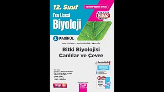 12. Sınıf FEN LİSESİ Biyoloji Seti 3. Fasikül