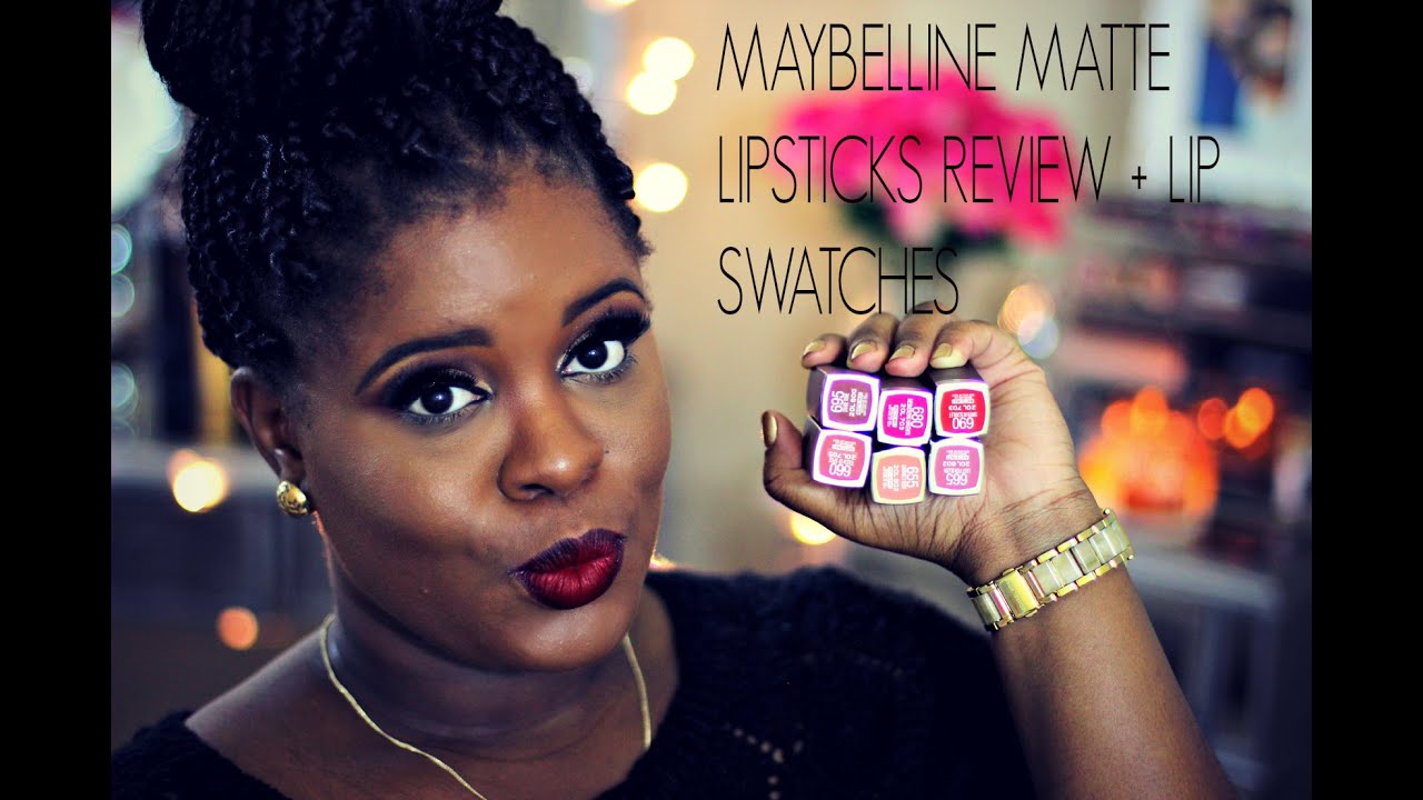 RAVE Or Wave: Maybelline Mattes Lipstick REVIEW + MAC Dupes & Swatches ...