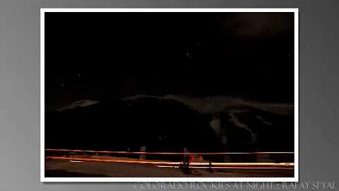 Colorado Rockies at Night