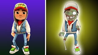 Subway Surfers Characters As Zombie Version Drawing Art Creation