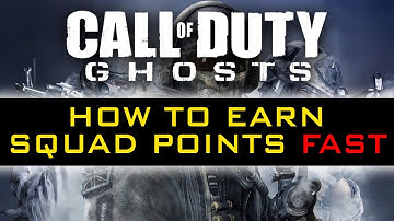 How to Earn Squad Points Fast in COD Ghosts! How Squad Points Work