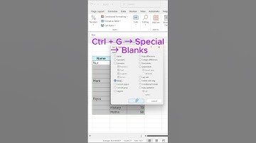 Excel: Fill Blank Cells with Value Above (Fast Method) #Shorts