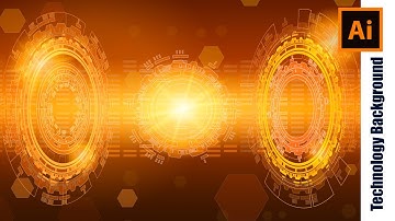 How to make a Technology Background in Adobe Illustrator