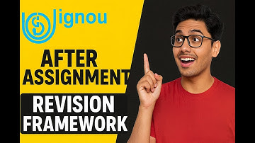 IGNOU Assignment Done? Here’s EXACTLY What to Study Next! (Full Revision Framework)#ignou