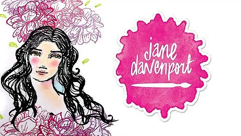 Color is Happiness Stamp and Squid Ink - Jane Dave...