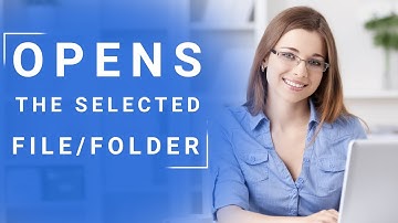 Open selected files or folder using shortcut key