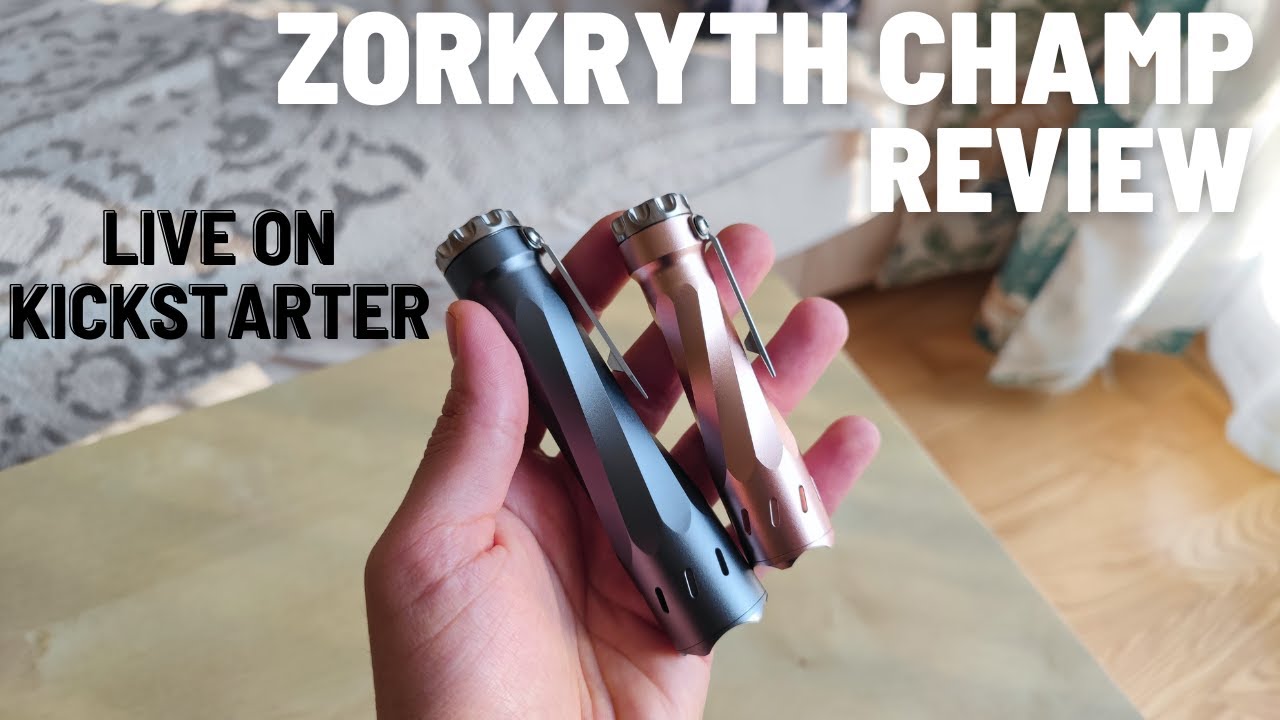 ZorKryth Champ45 & Champ65 Review - EDC Flashlight with Fidget
