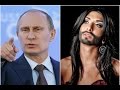 Новая любовница Путина  Conchita Wurst and Putin against Yanukovych