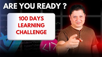 100 Days Learning Challenge Begins | Learn Coding, Projects & More!