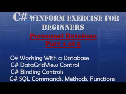 Starting Out With Visual C# - Personnel Database (Intro To Visual C#) - Windows Forms
