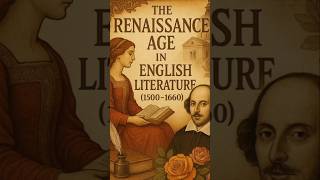 Renaissance Movement in English Literature #englishliterature #ugcnet #giclecturer #gicvacancy