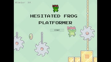 Hesitative Frog 2D Platformer Game Unity Short Gameplay