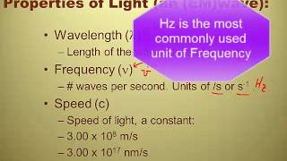 RC Unit 4 Video 1 - Nature of Light