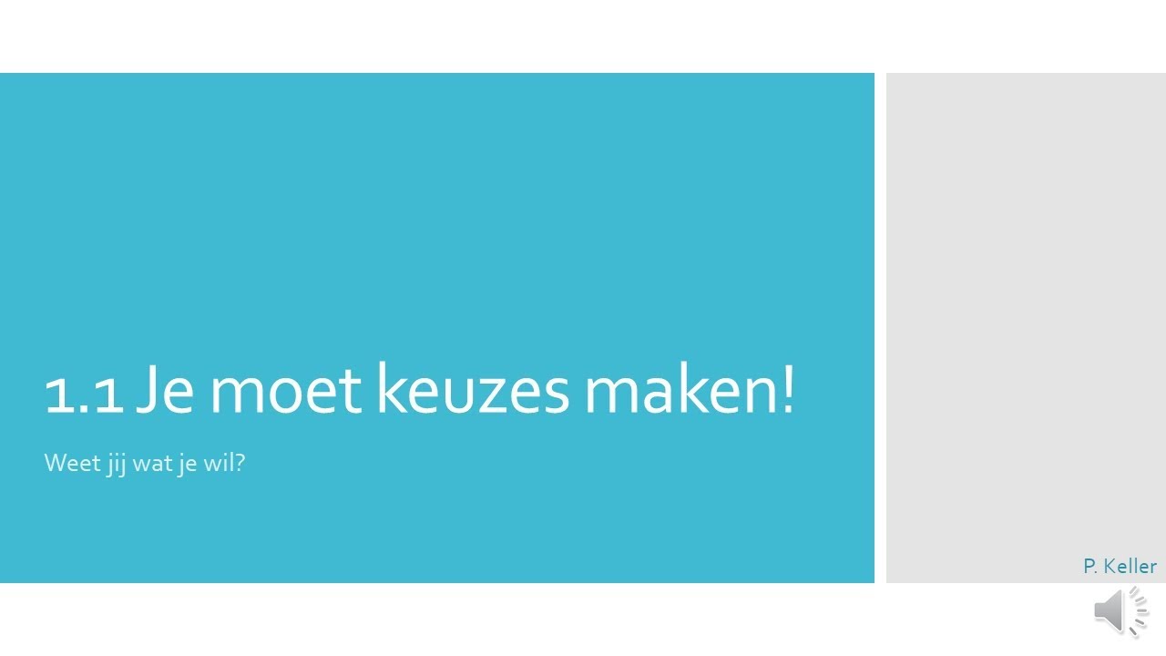 4tl 1.1 Je moet keuzes maken! YouTube 4tl 1.1 Je moet keuzes maken! YouTube